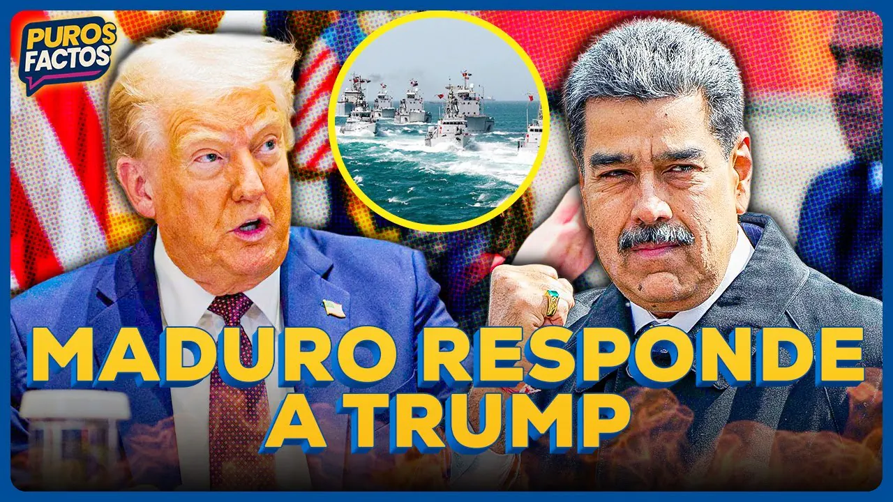 Reproducir: 🔴 #ENVIVO | MADURO RESPONDE A TRUMP: VENEZUELA ANUNCIA DESPLIEGUE DE BUQUES EN CARIBE #PUROSFACTOS