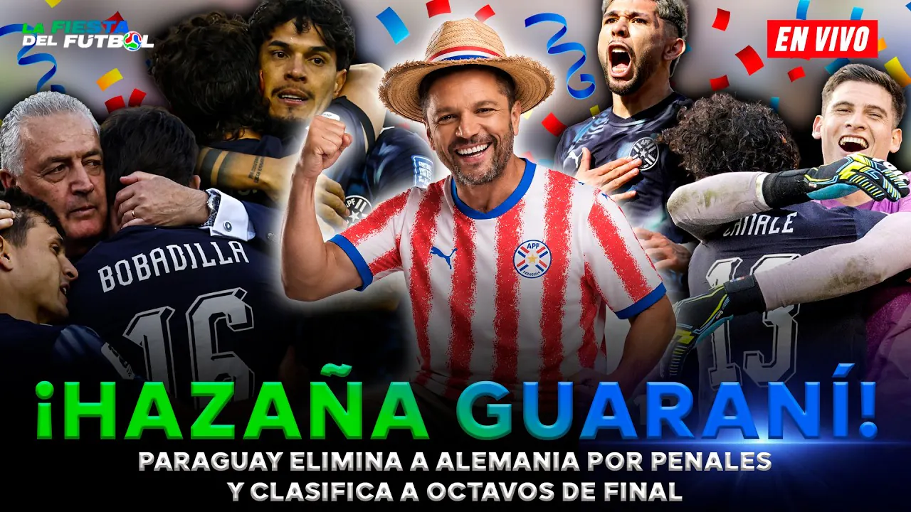 Reproducir: ⚽ ¡PURA GARRA! PARAGUAY VENCE A ALEMANIA EN PARTIDO DE INFARTO | BRASIL Y MARRUECOS A OCTAVOS #LFDF