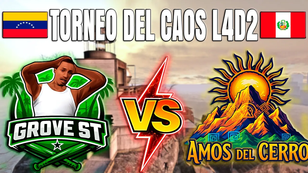 Reproducir: TORNEO DEL CAOS L4D2 | Grove ST VS Amos Del Cerru | Venezuela VS Perú | RONDA 1 |