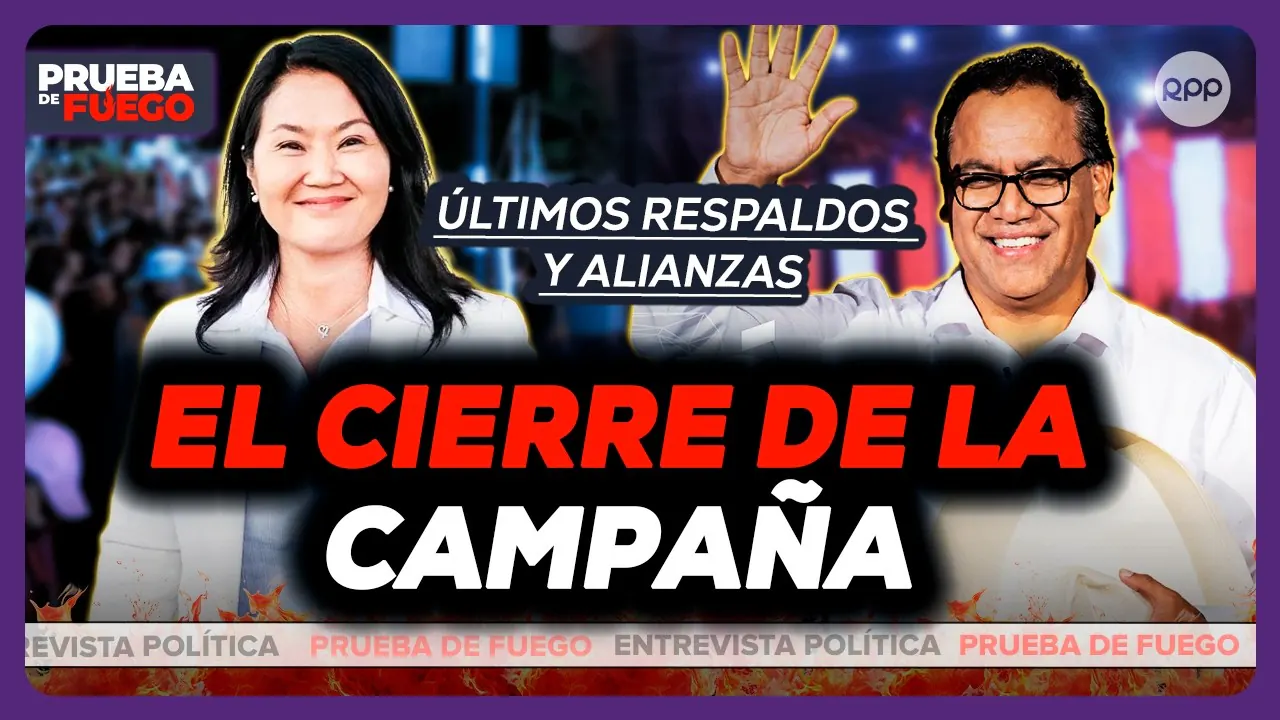 Reproducir: EN VIVO 🔴 KEIKO FUJIMORI Y ROBERTO SÁNCHEZ cierran campaña en busca de los últimos votos | RPP