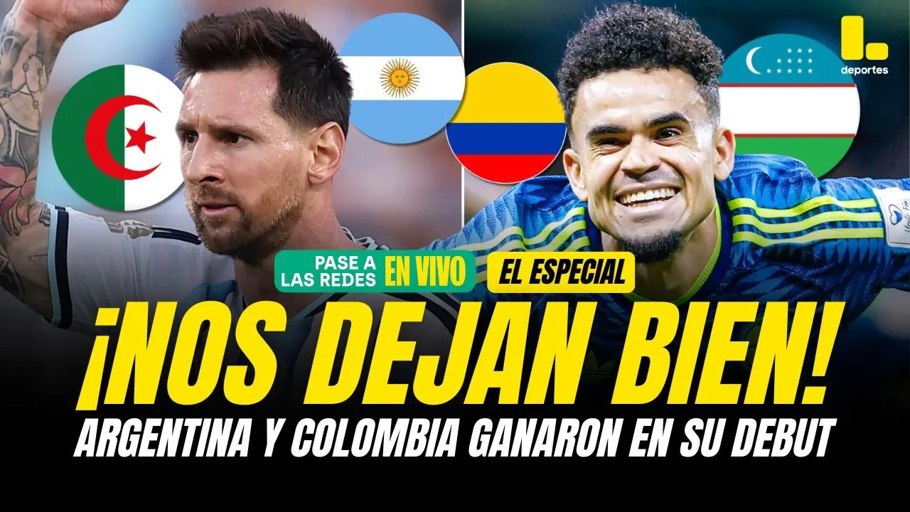 Reproducir: PASE A LAS REDES | EL ESPECIAL : ARGENTINA Y COLOMBIA GANARON EN SU DEBUT EN LA CITA MUNDIALISTA
