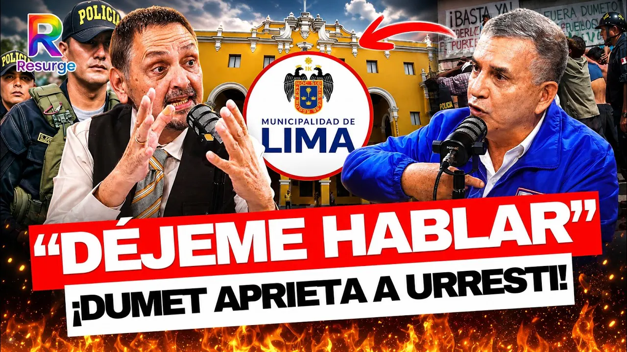 Reproducir: 🔥¡URRESTI CONTRA LAS CUERDAS! 🚨 ¿A la Muni o al Gabinete? 💣 DUMET LO ENCARA💥