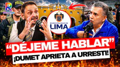 ¡URRESTI CONTRA LAS CUERDAS! ¿A la Muni o al Gabinete? DUMET LO ENCARA