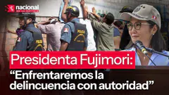 Presidenta Fujimori: Enfrentaremos la delincuencia con autoridad|”Nacional en la Noticia”|EN VIVO