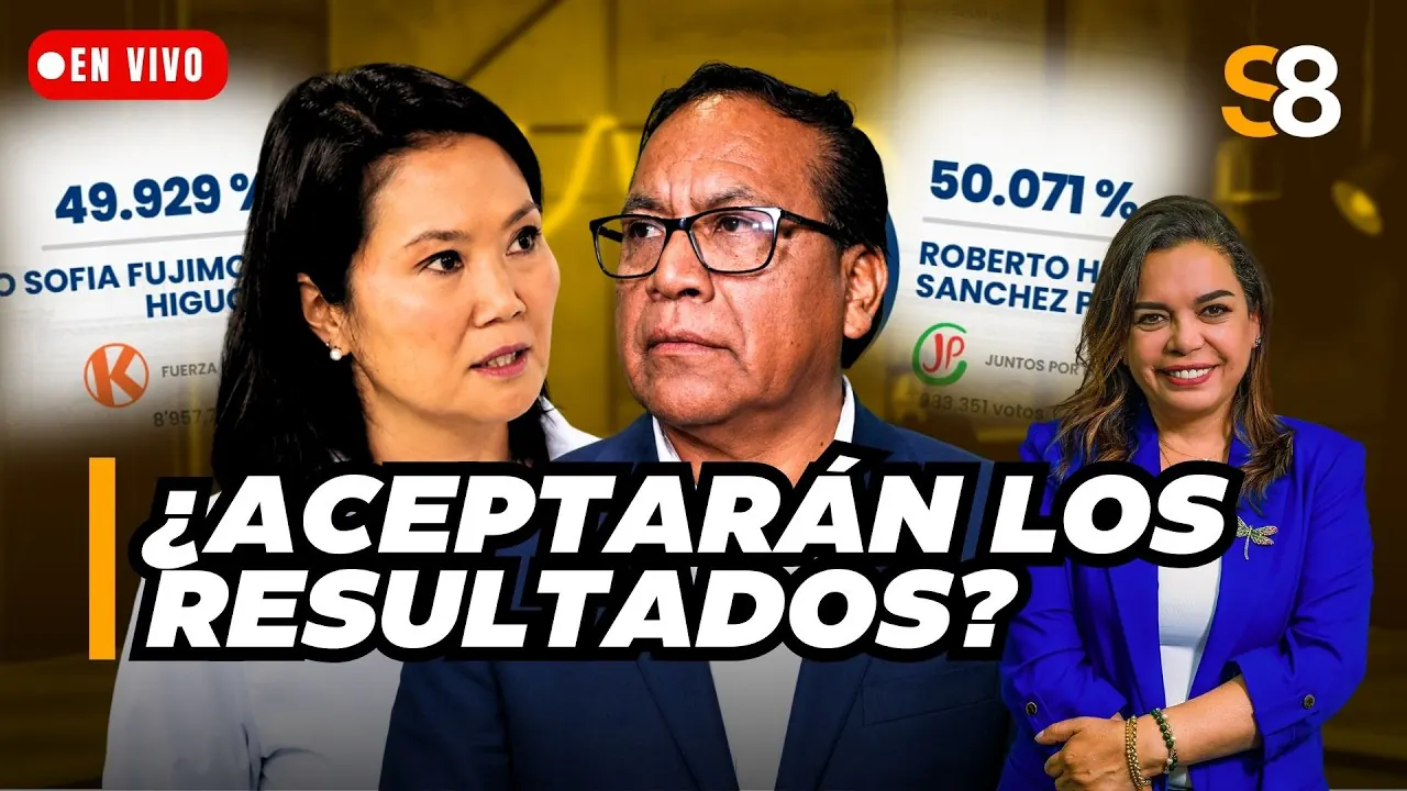 Reproducir: 🟡 ¿KEIKO FUJIMORI  PUEDE VOLVER A LIDERAR?, 27 MIL VOTOS DE DIFERENCIA CON ROBERTO SÁNCHEZ | S8