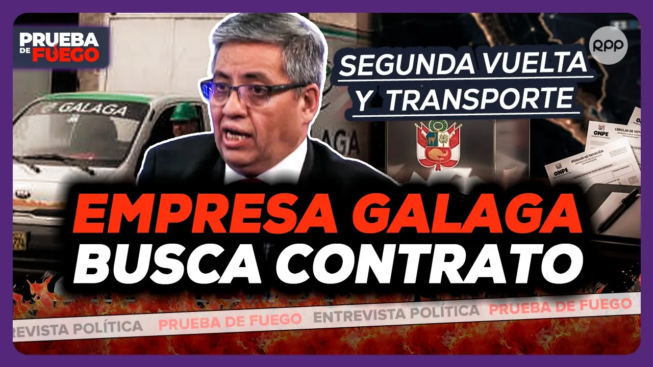 Reproducir: ELECCIONES 2026 🔴EN VIVO Segunda vuelta: Gálaga busca contratar con ONPE para traslado electoral