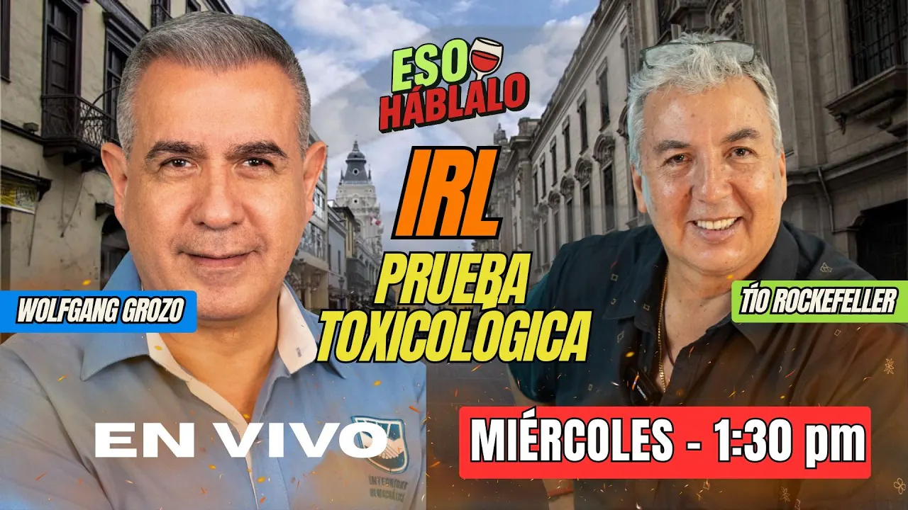 Reproducir: WOLFGANG GROZO Y TÍO ROCKEFELLER I PRUEBA TOXICOLÓGICA EN VIVO - ESO HÁBLALO