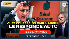 EN VIVO Richard Concepción Carhuancho responde al TC 27/01/2026 #LASCOSASRPP
