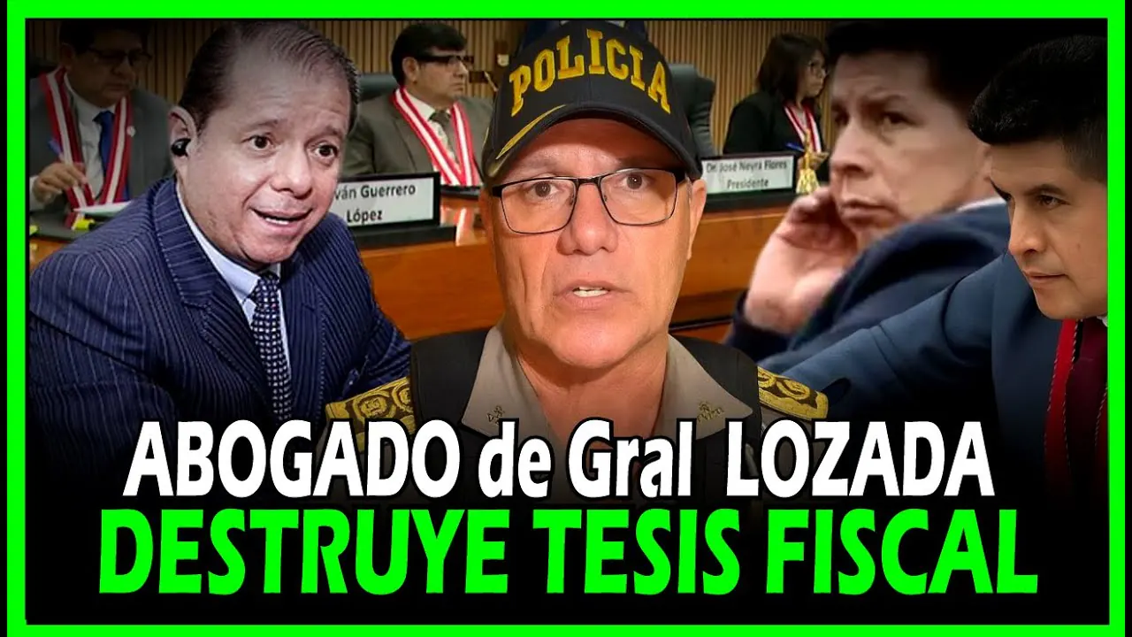 Reproducir: ESCÁNDALO EN BARBADILLO! ABOGADOS DEL GENERAL LOZADA DESTRUYEN TESIS FISCAL