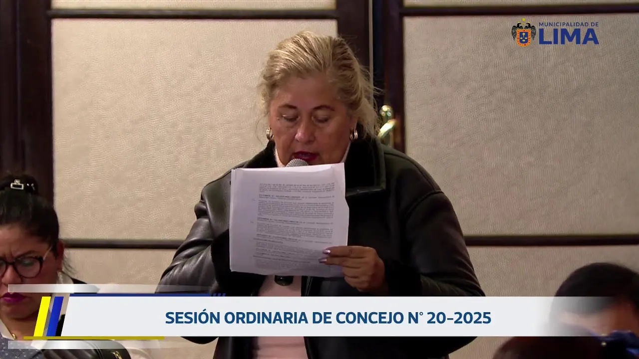Reproducir: SESIÓN ORDINARIA DE CONCEJO N.º 20-2025 | 30 de octubre.