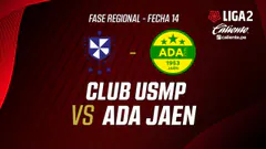 EN VIVO | CLUB USMP VS ADA JAÉN | FASE REGIONAL LIGA 2 CALIENTE | FECHA 14