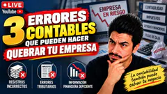 TRES ERRORES CONTABLES QUE PUEDEN HACER QUEBRAR TU EMPRESA