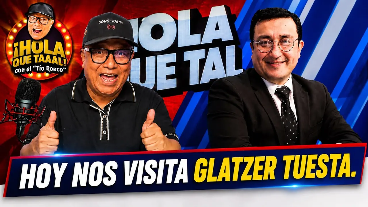 Reproducir: HOY NOS VISITA GLATZER TUESTA | HOLA QUE TAL🎙️