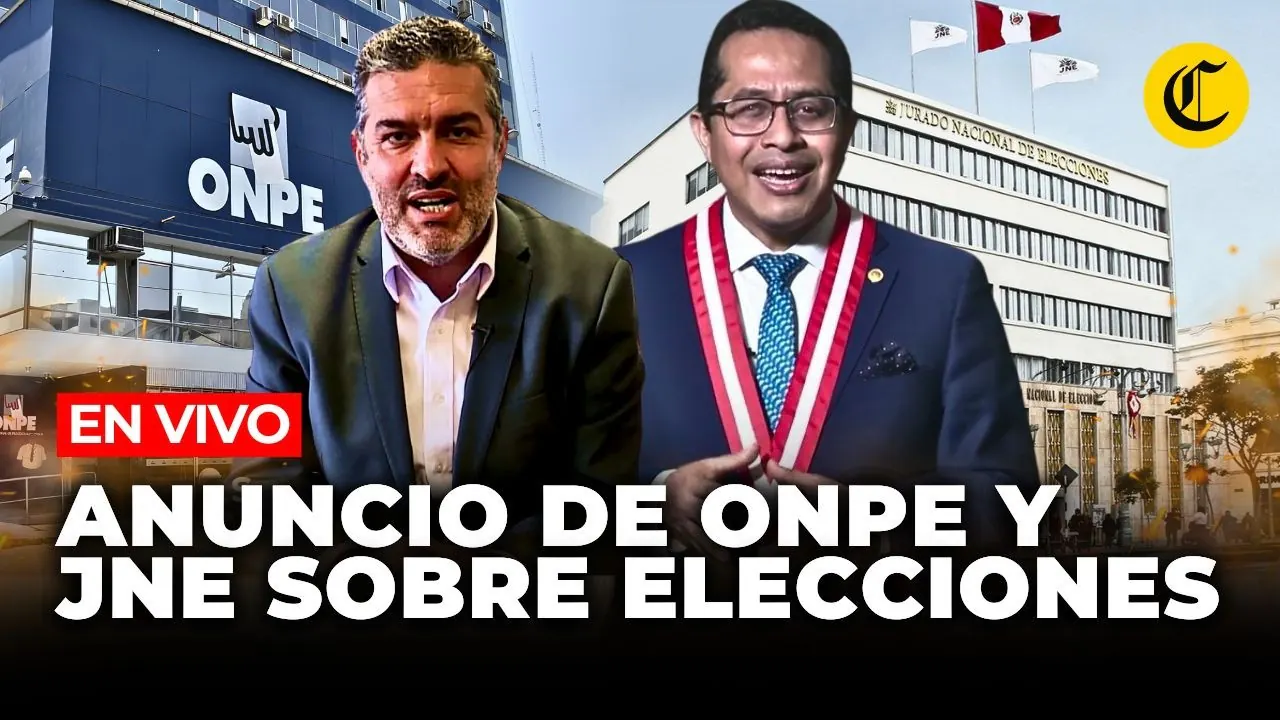 Reproducir: 🔴 EN VIVO | CONFERENCIA DE ONPE y JNE sobre ELECCIONES GENERALES 2026 | El Comercio