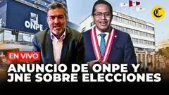 EN VIVO | CONFERENCIA DE ONPE y JNE sobre ELECCIONES GENERALES 2026 | El Comercio