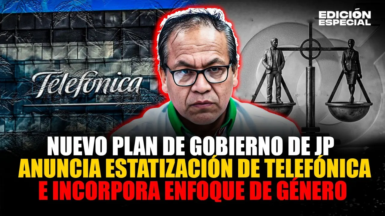Reproducir: #EnVivo Juntos por el Perú presenta nuevo plan de gobierno que anuncia estatización de telefónica