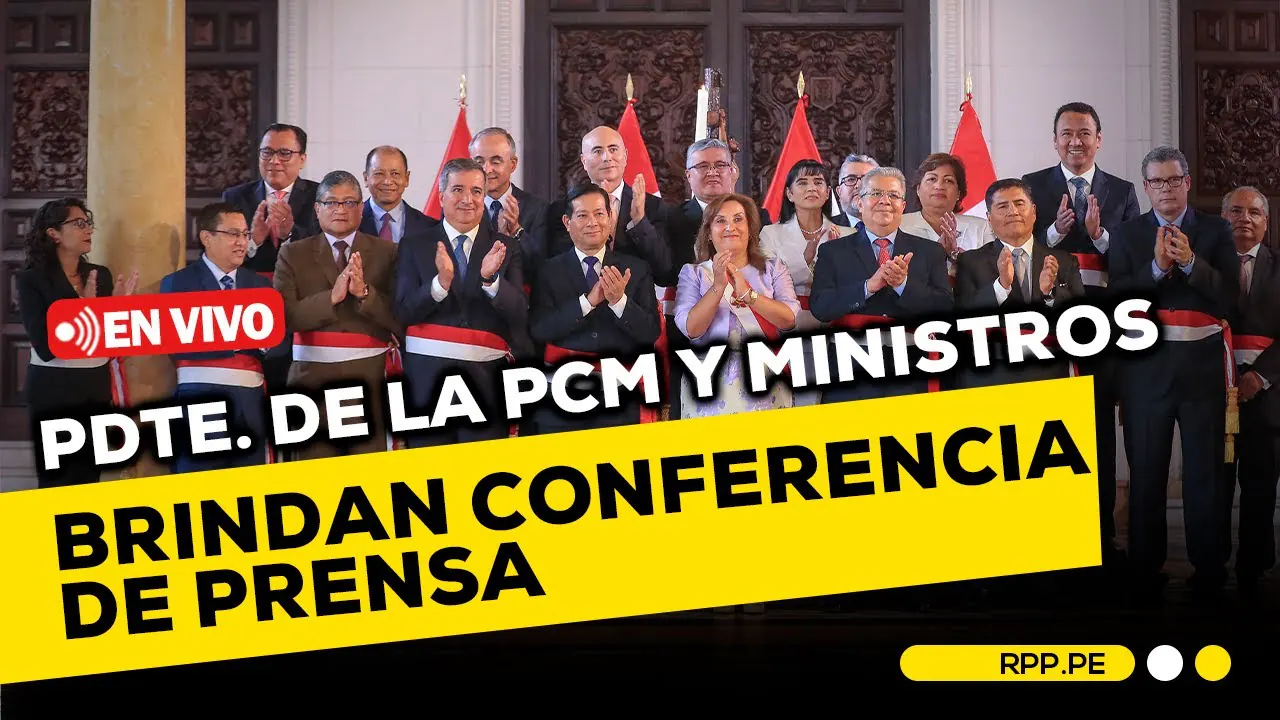 Reproducir: 🔴 #ENVIVO: MINISTROS BRINDAN CONFERENCIA DE PRENSA #RPPESPECIALES