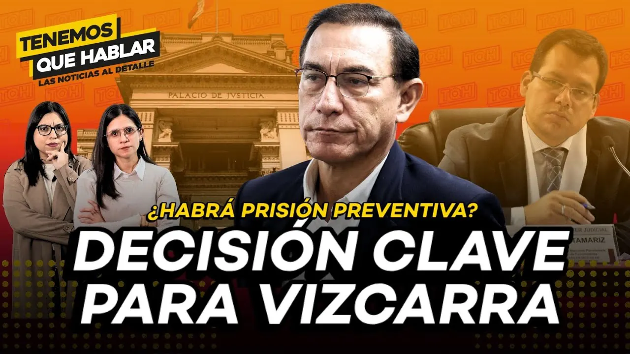 Reproducir: 🔴 Juicio a Vizcarra: PJ define hoy si dará prisión preventiva por caso Moquegua | TQH EN VIVO