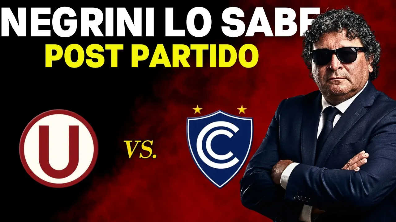 Reproducir: NEGRINI LO SABE POST PARTIDO ... UNIVERSITARIO VS CIENCIANO
