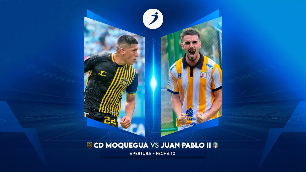 Reproducir: CD Moquegua vs Juan Pablo II por RADIO OVACION 🔴 #ENVIVO | LIGA 1 MAX