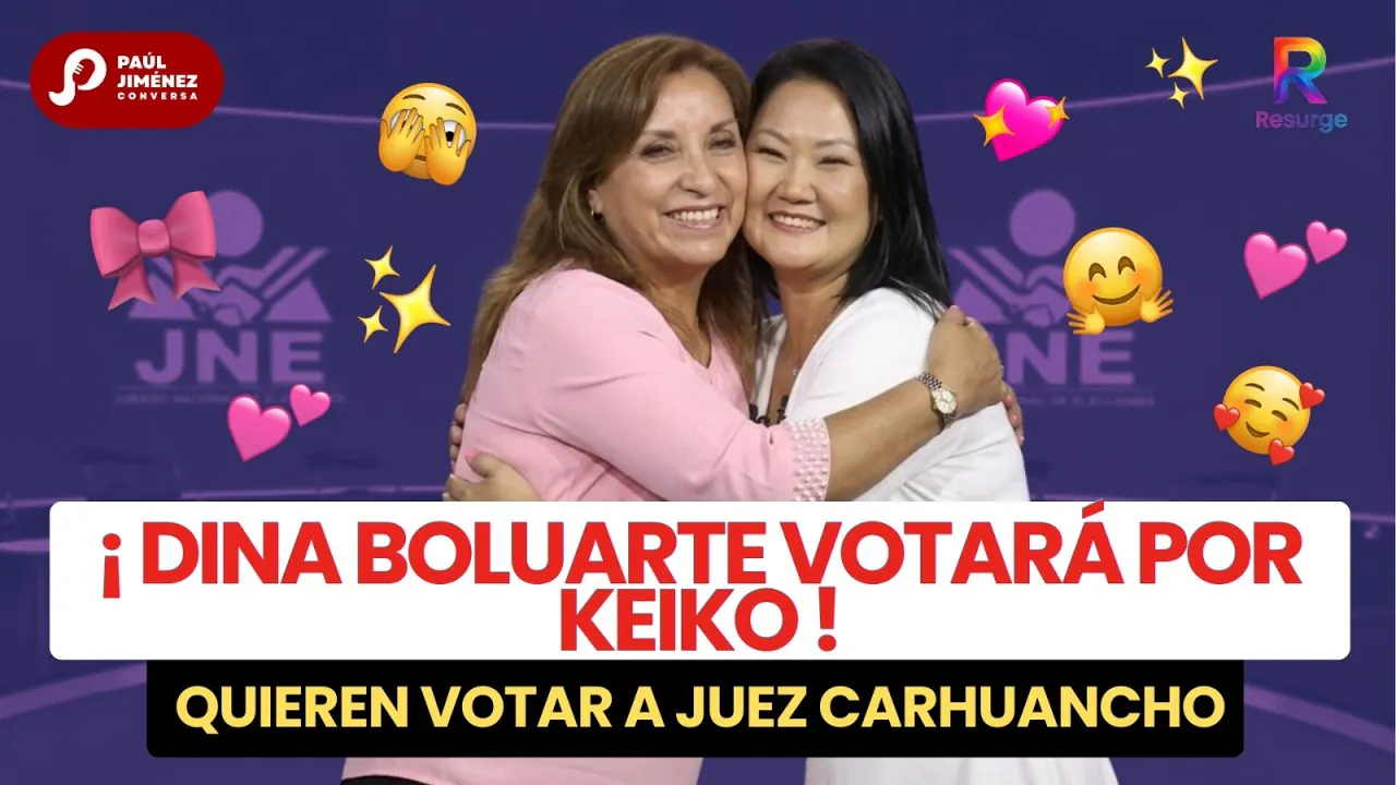 Reproducir: 💥DINA VOTA POR KEIKO DOMINGO PÉREZ JNJ CASTIGAN CARHUANCHO MARCHA KEIKO ONPE #PAULJIMENEZPERIODISTA