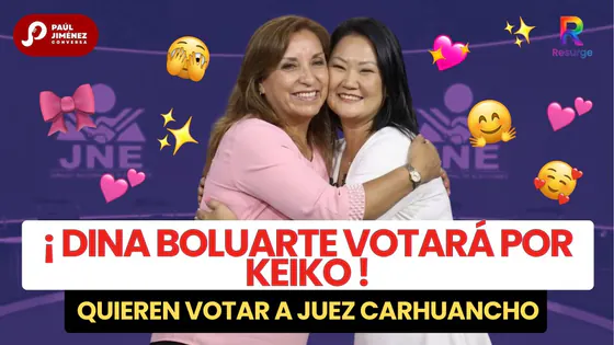 DINA VOTA POR KEIKO DOMINGO PÉREZ JNJ CASTIGAN CARHUANCHO MARCHA KEIKO ONPE #PAULJIMENEZPERIODISTA