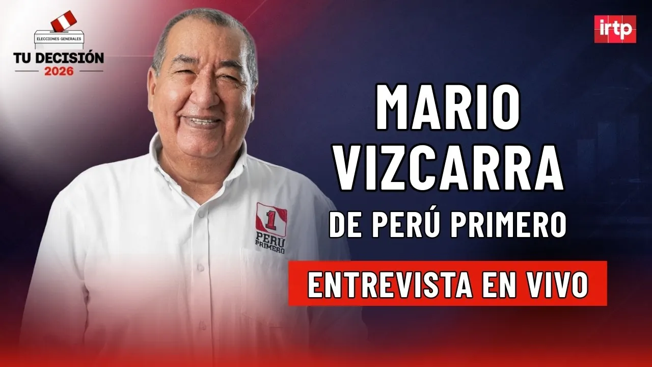 Reproducir: Entrevista a Mario Vizcarra Cornejo de Perú Primero | "Tu decisión 2026" por TVPerú Noticias