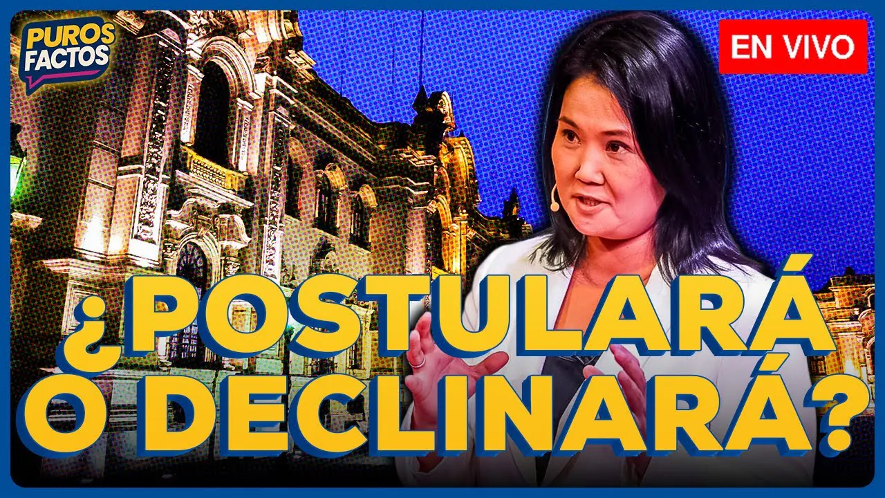 Reproducir: 🚨 #ENVIVO | FUJIMORI ANUNCIARÁ EN POCOS DÍAS SI POSTULA O NO A LAS ELECCIONES 2026 #PUROSFACTOS