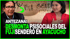 ALERTA! JAIME ANTEZANA DESMONTA PSICO SOCIAL TRAS SUPUESTAS PINTAS SUBERSIVAS EN AYACUCHO