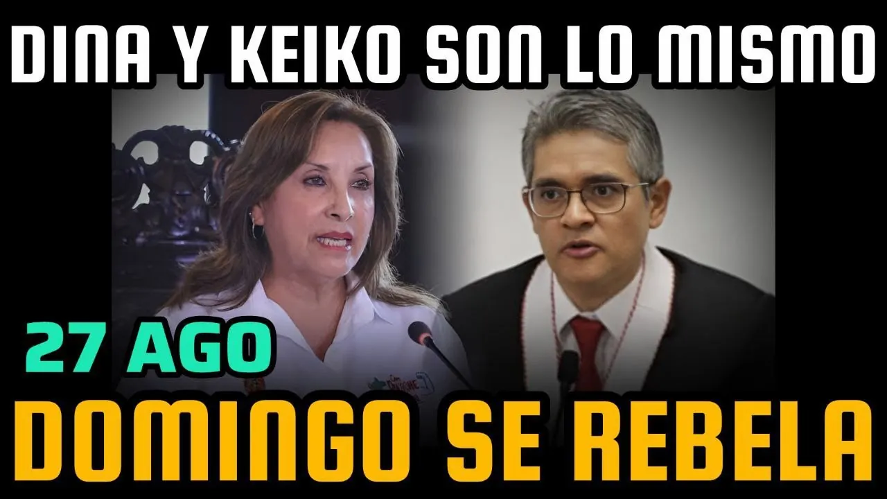 Reproducir: KEIKO Y DOMINGO PÉREZ EN TRIBUNAL / BOLUARTE BLINDA A SU HERMANO / YACHAY WASY VUELVE - 27 AGO