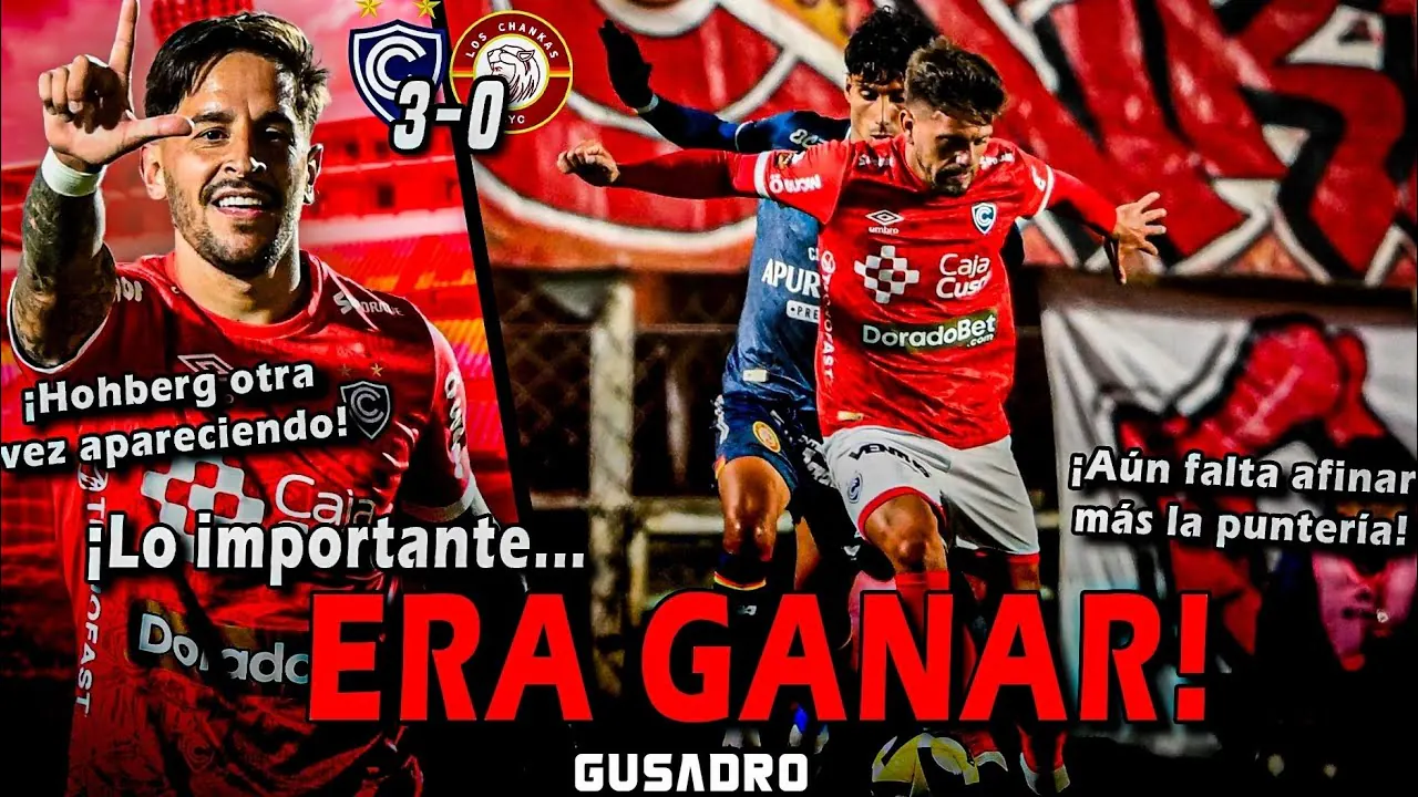Reproducir: POST SALA: CIENCIANO 3-0 CHANKAS - VICTORIA NECESARIA Y OBLIGATORIA