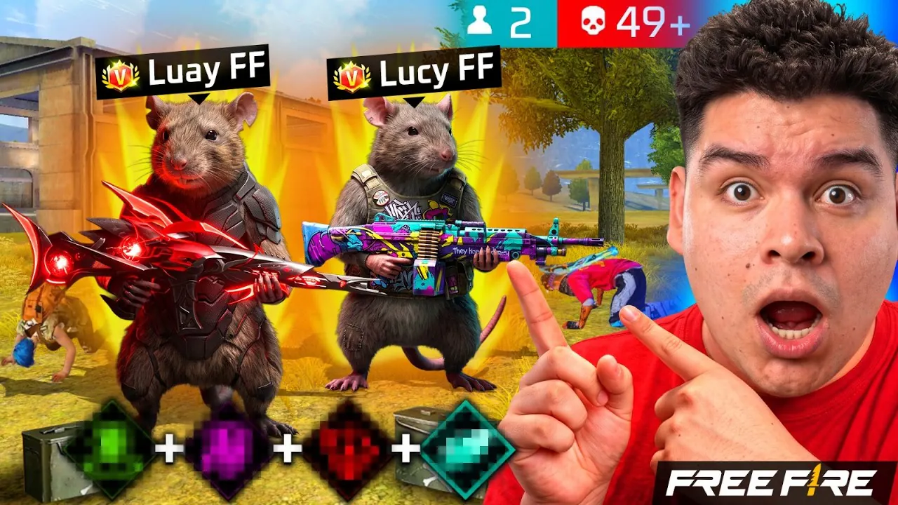 Reproducir: USANDO COMBOS RATAS CON MI DUITA LA MAS BOT en Free Fire #freefire