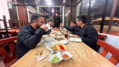 Cenando en la CARRETERA