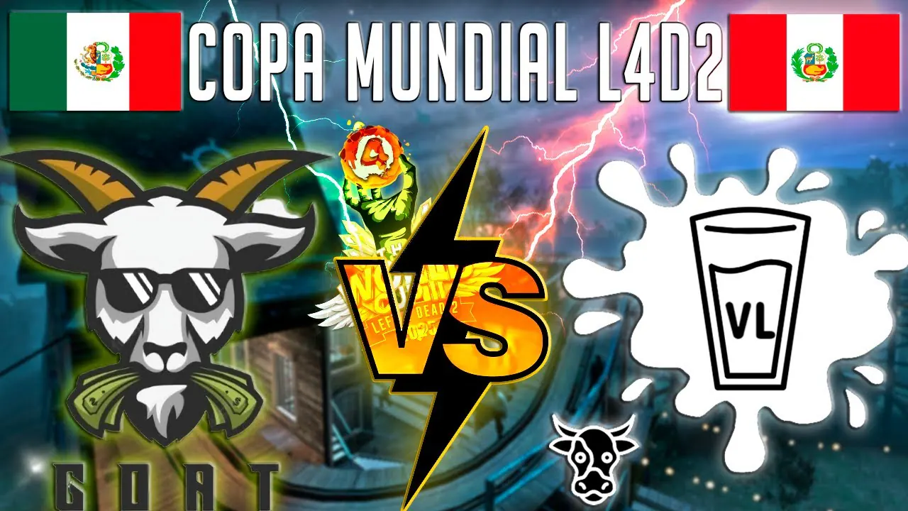 Reproducir: Copa Mundial L4D2 2025 | GOAT VS VASO DE LECHE | México/Perú VS Perú | INVICTOS |