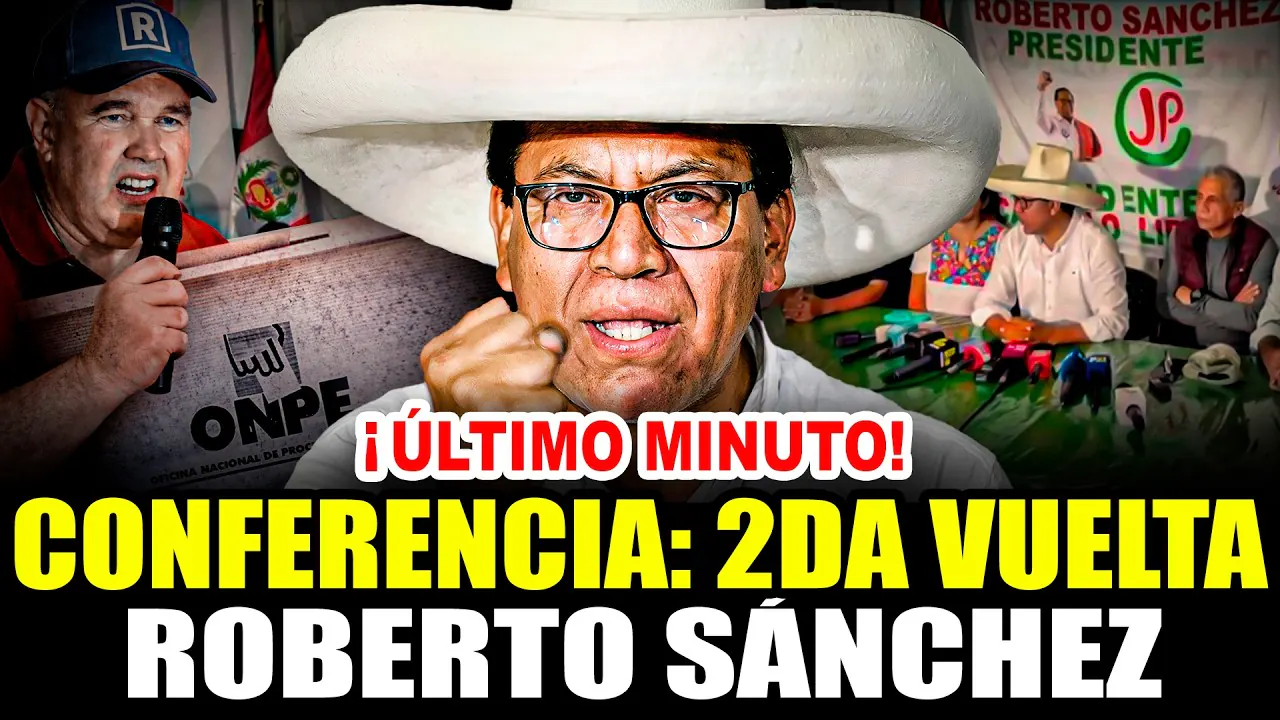 Reproducir: 🔴¡ÚLTIMO MINUTO! ROBERTO SÁNCHEZ SE PRONUNCIA CONTRA LÓPEZ ALIAGA | SEGUNDA VUELTA 16/04