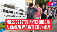 Examen de admisión UNMSM: miles de estudiantes buscan alcanzar una vacante | #EnVivoLR
