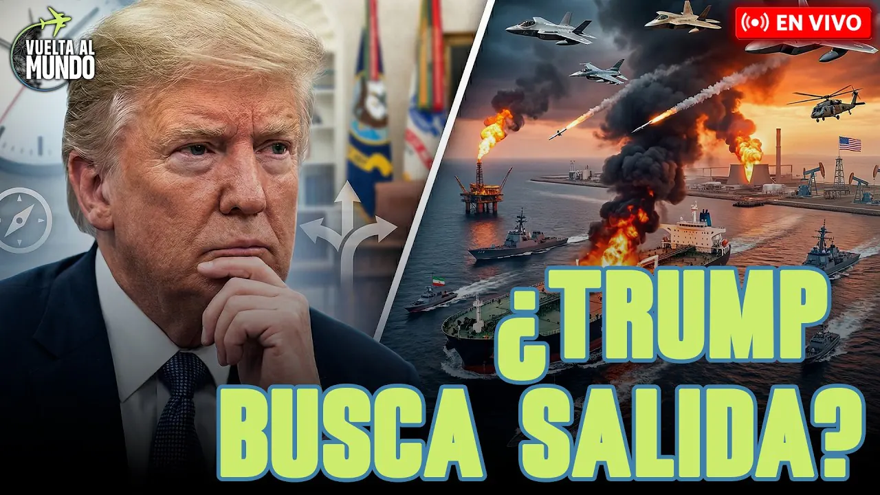Reproducir: #ENVIVO | 🔴 ¡TRUMP LE DICE A LAS NACIONES QUE "CONSIGAN SU PROPIO PETRÓLEO"! #VUELTAALMUNDO