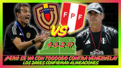 ¡PERÚ A TODO O NADA EN MATURÍN! VINOTINTO DESAFIY LOS ZARES CONFIRMAN EL 11 DE IBÁÑEZ