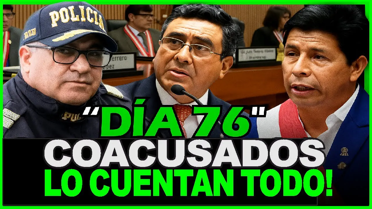 Reproducir: PEDRO CASTILLO! COACUSADOS POR EL DELITO DE REBELIÓN LO CUENTAN TODO Y DESTRUYEN TESIS FISCAL /DÍA76