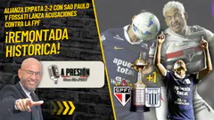 Alianza empata 2-2 con São Paulo y Fossati lanza acusaciones contra la FPF