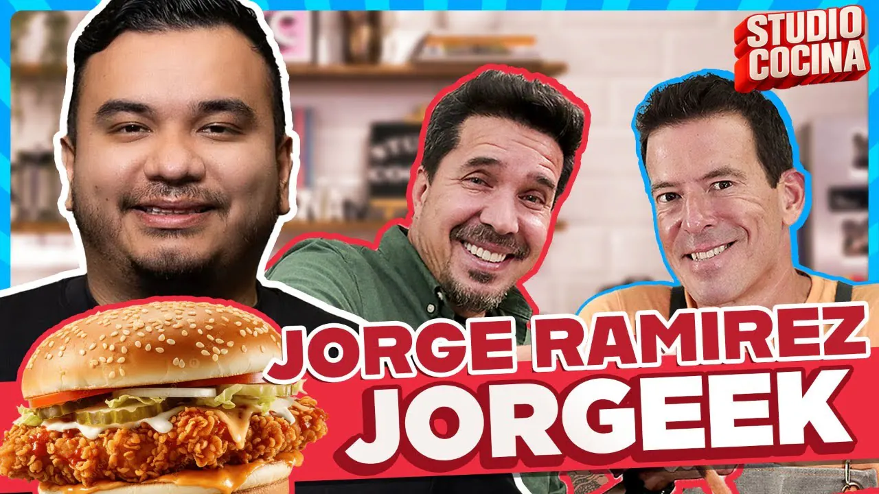 Reproducir: JORGEEK COLABORA CON NOSOTROS 🤑 Crispy chicken burger I Studio Cocina