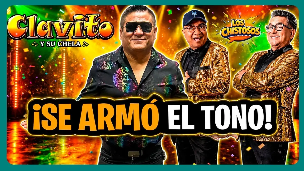 Reproducir: LOS CHISTOSOS 🔴EN VIVO ¡PURA CUMBIA! Clavito y su Chela llega para armar la fiesta en la cabina