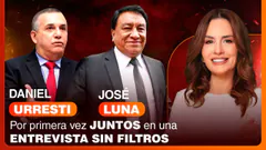 FUEGO CRUZADO ELECTORAL JOSÉ LUNA Y DANIEL URRESTI POR PRIMERA VEZ JUNTOS EN UNA ENTREVISTA