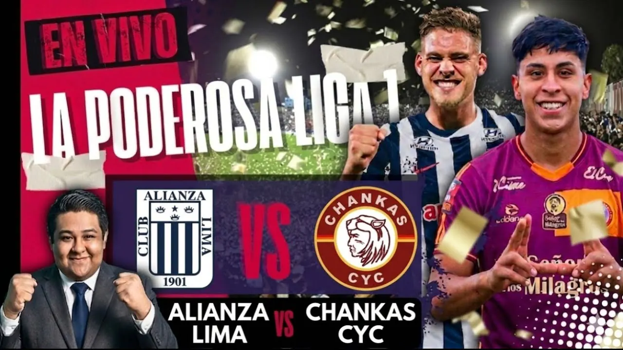 Reproducir: 🔥 ALIANZA LIMA vs LOS CHANKAS EN VIVO HOY 🔴 | LIGA 1 2026 FECHA 16 | TRANSMISIÓN EN DIRECTO