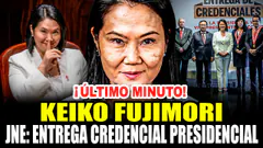¡ÚLTIMO MINUTO! JNE: ENTREGA CREDENCIALES PRESIDENCIALES A KEIKO FUJIMORI 15/07