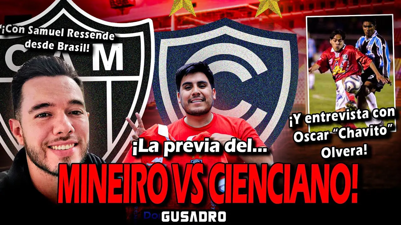 Reproducir: PREVIA MINEIRO VS CIENCIANO: ENTREVISTA AL CHAVO OLVERA Y A SAMUEL RESENDE - PERIODISTA (HOY 8PM)