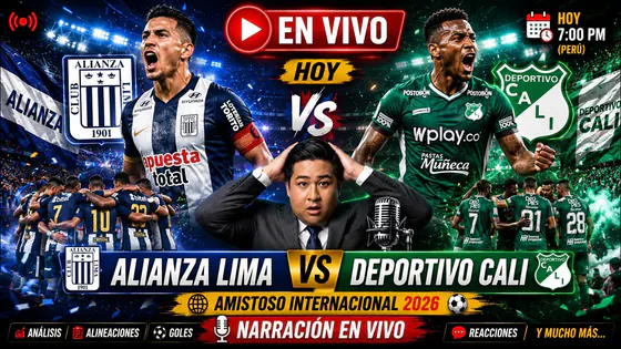 PREVIA | Alianza Lima vs. Deportivo Cali EN VIVO | Tarde Apuesta Total – Amistoso Internacional