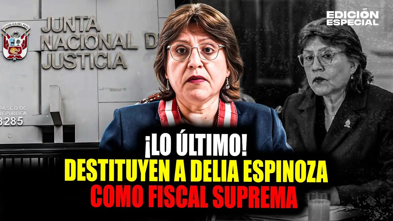 Reproducir: #EnVivo Delia Espinoza: Junta Nacional de Justicia la destituye como fiscal suprema