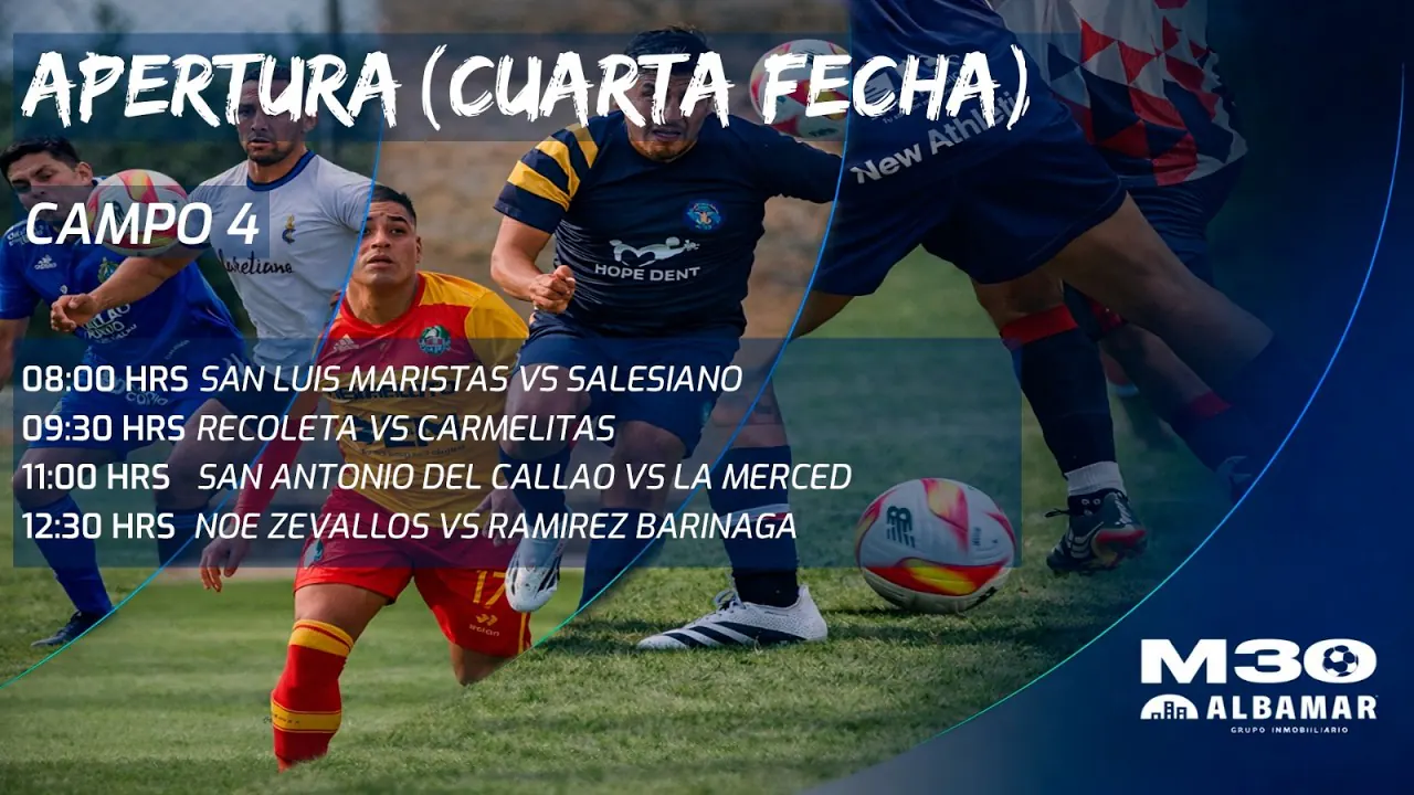 Reproducir: Fútbol ¡EN VIVO! -MASTER 30 INTERCOLEGIOS¡En vivo! ⚽