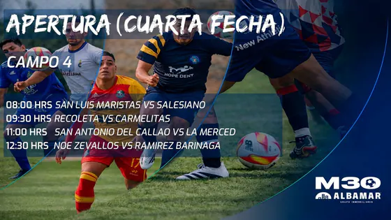Fútbol ¡EN VIVO! -MASTER 30 INTERCOLEGIOS¡En vivo!